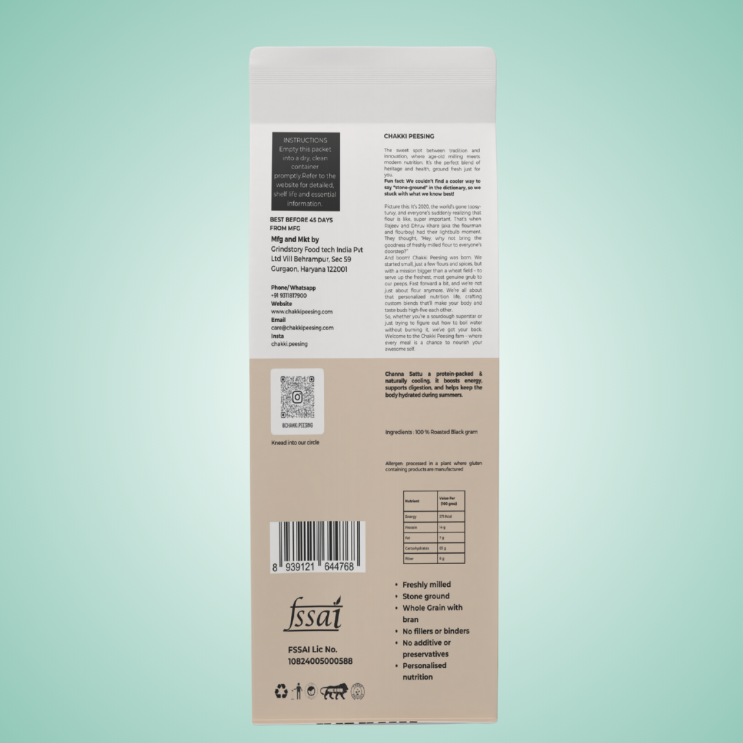 Chana Sattu Flour (Roasted Chickpeas)