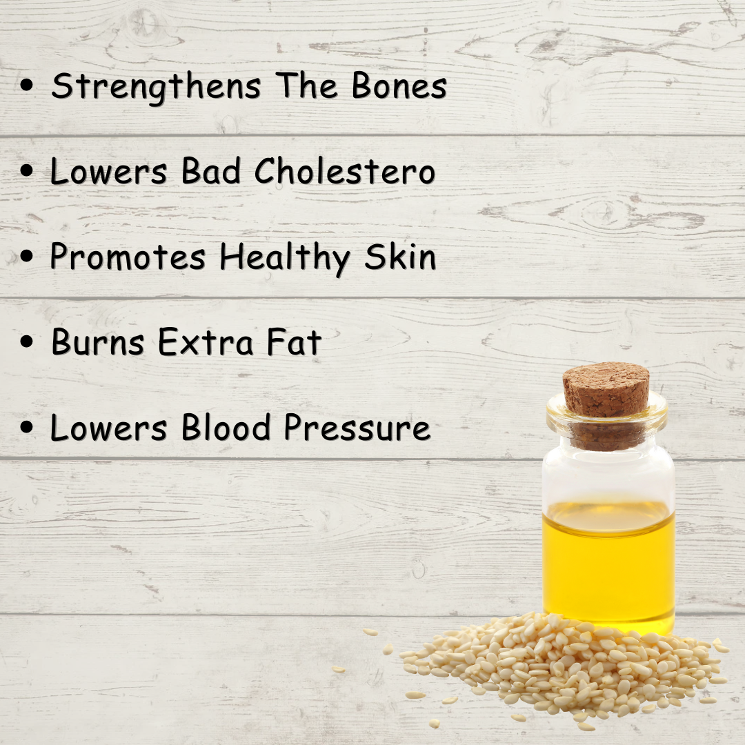 White Sesame Cold Pressed Oil (Safed Til)