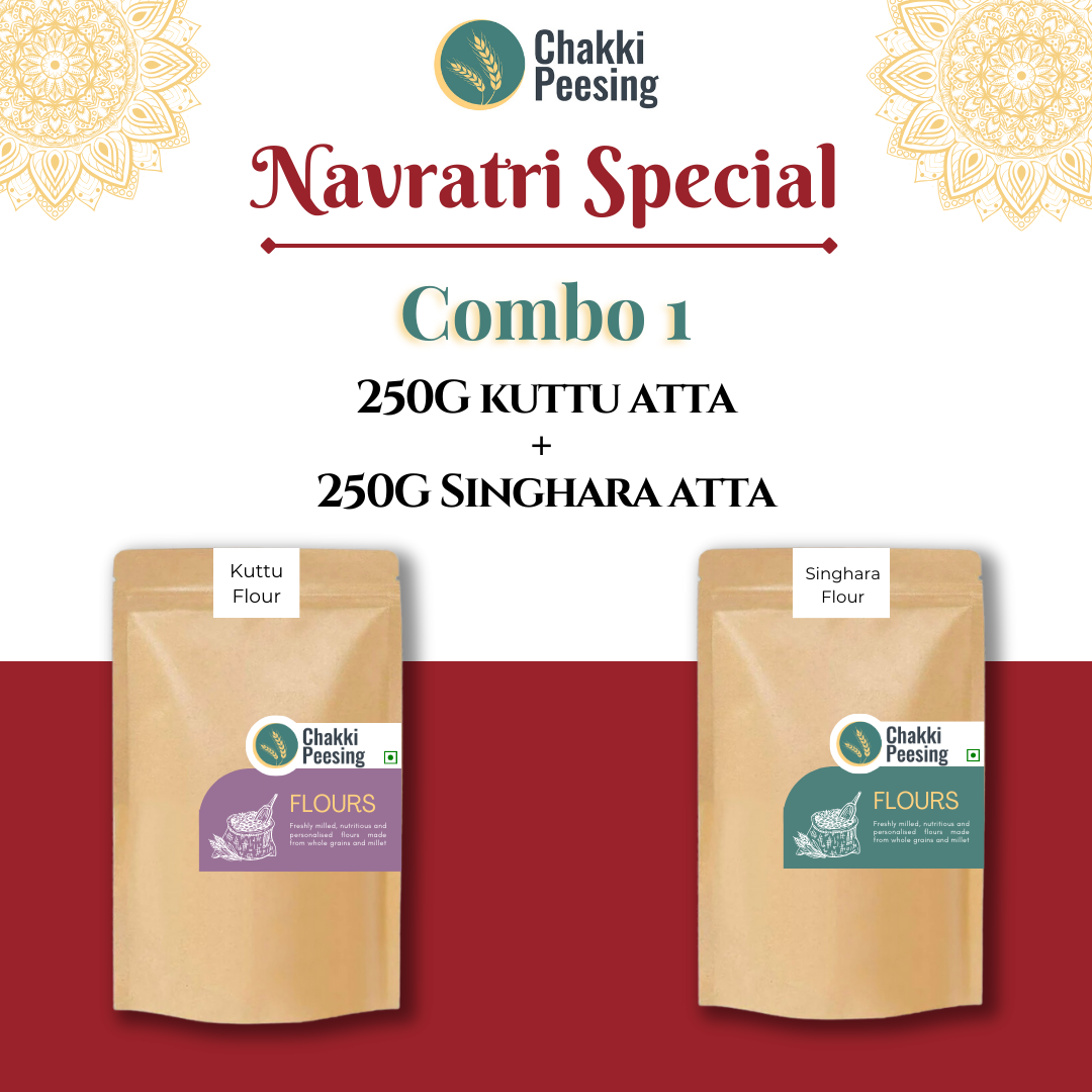  Navratri Special Combo - 250g Kuttu Atta and 250g Singhara Atta