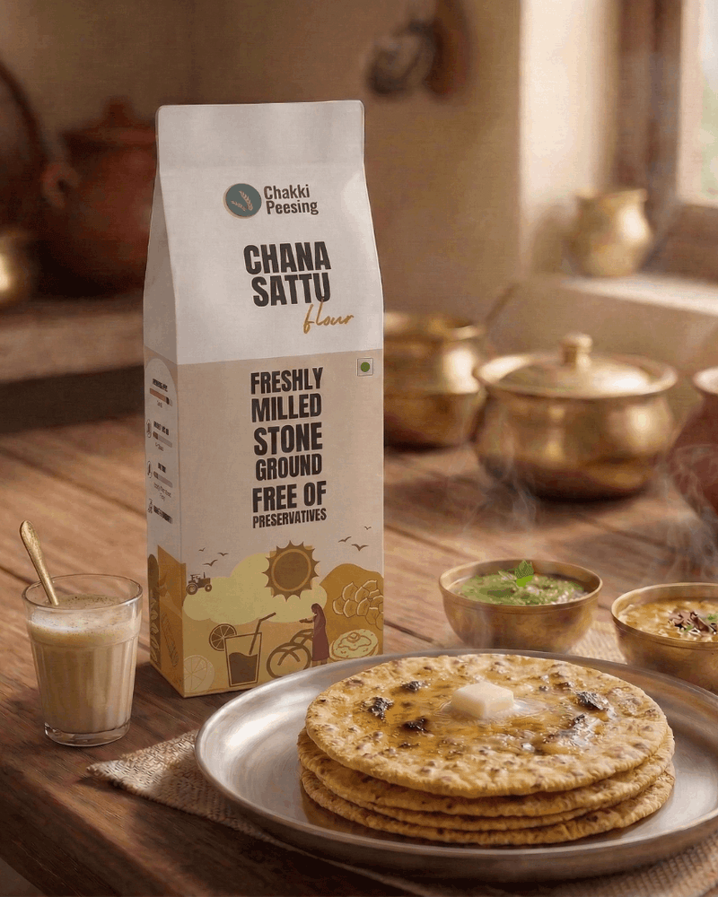 Chana Sattu Flour (Roasted Chickpeas)