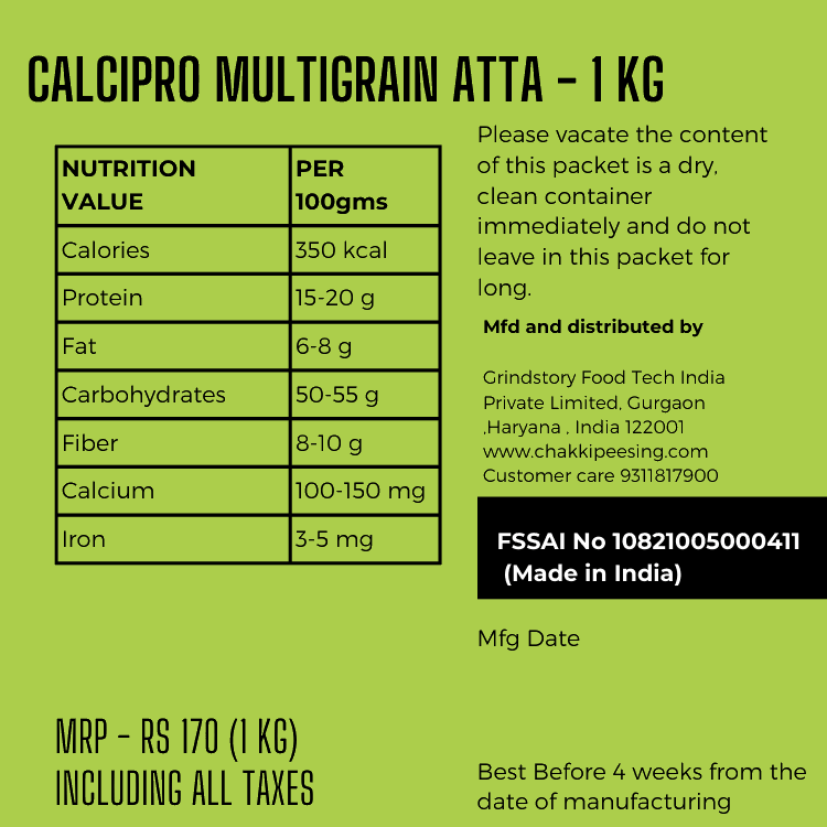 CalciPro Multigrain Atta