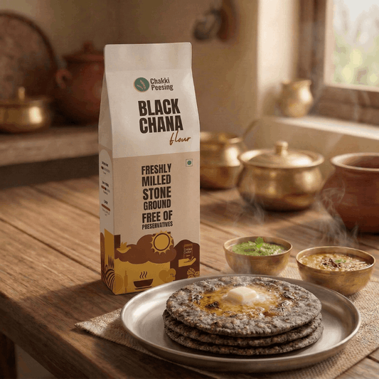 Black Chana Flour (Bengal Gram) - Chakki Peesing