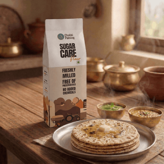 Sugar Care Atta – Low GI Flour - Chakki Peesing