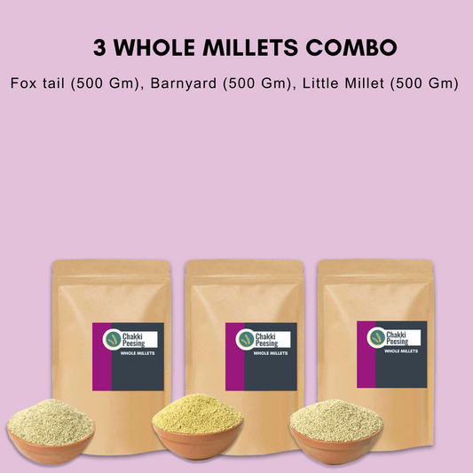 Foxtail + Barnyard + Little Millet Combo