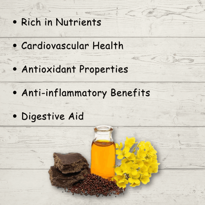 Black Mustard Cold Pressed Oil (Black Sarso) - Chakki Peesing