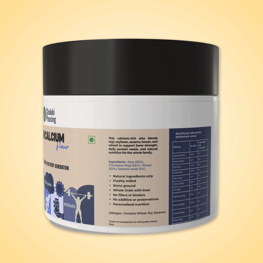 High Calcium Multigrain Atta - Chakki Peesing