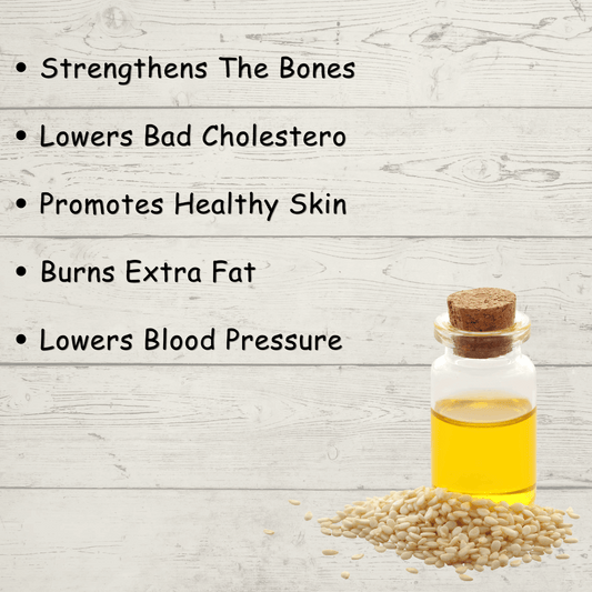 White Sesame Cold Pressed Oil (Safed Til)