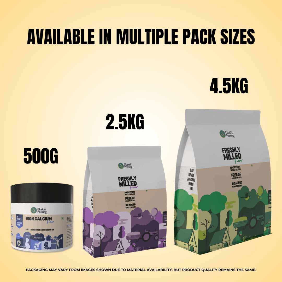 High Calcium Multigrain Atta - Chakki Peesing