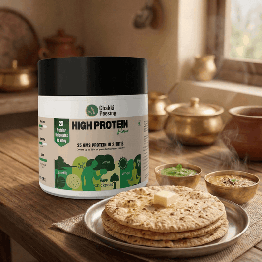 High Protein multigrain Atta- 2.5X Protein - Chakki Peesing