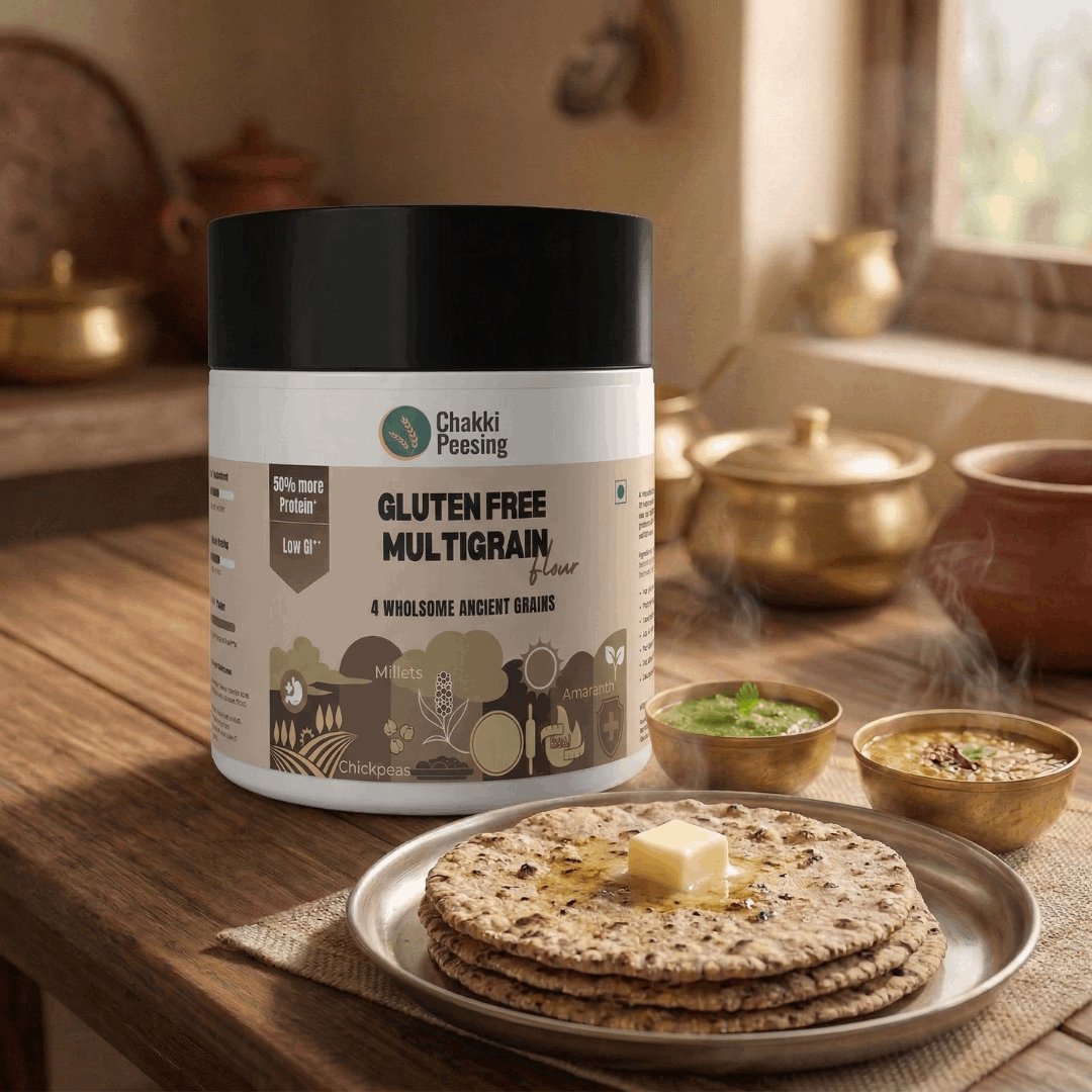 Gluten-Free Multigrain Atta - Chakki Peesing