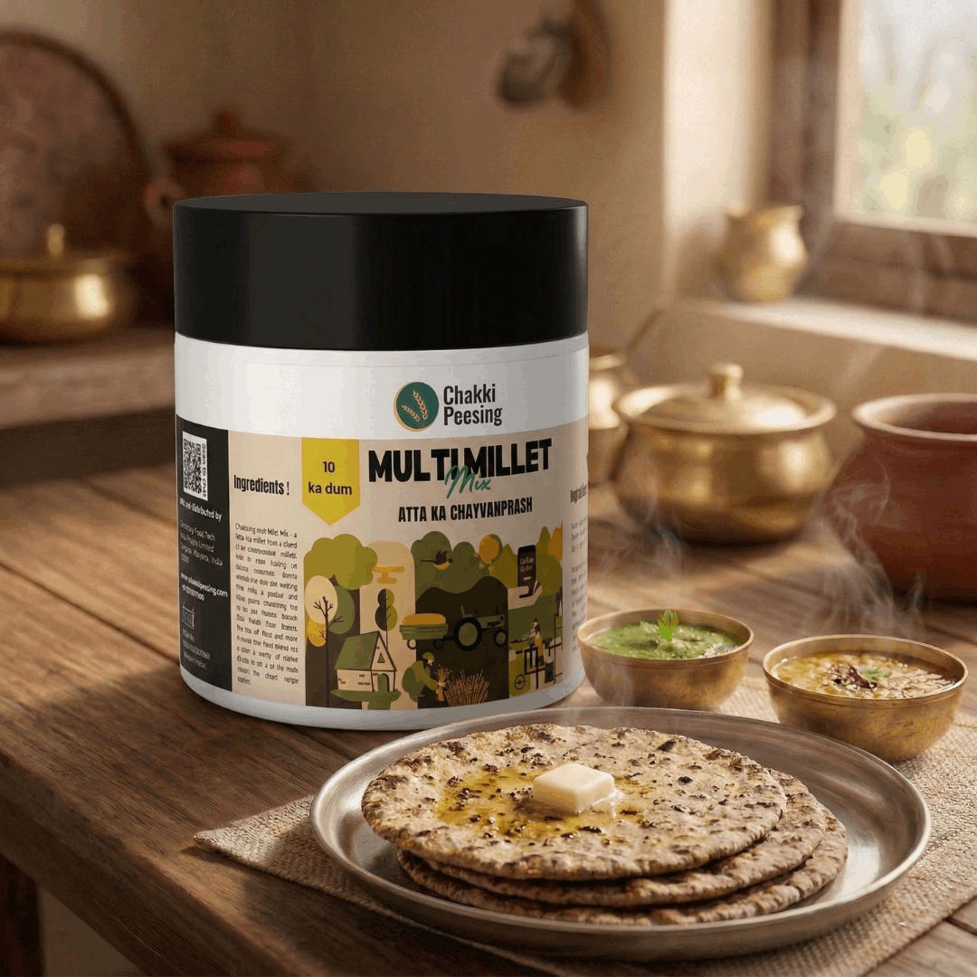 Multi-Millets Mix Flour - Chakki Peesing