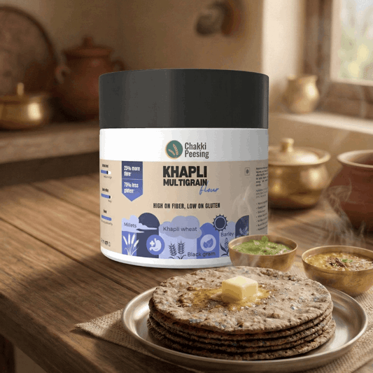 Khapli Multigrain Digestive Atta - Chakki Peesing