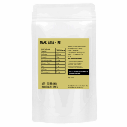 Makki (Corn) flour- Back