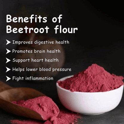 Beetroot Wheat Flour - Chakki Peesing