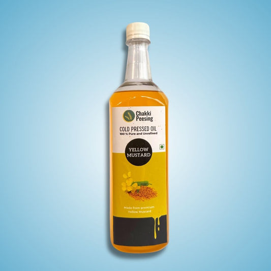 Pure Yellow Mustard Cold Press Oil (Peeli Sarso Oil)