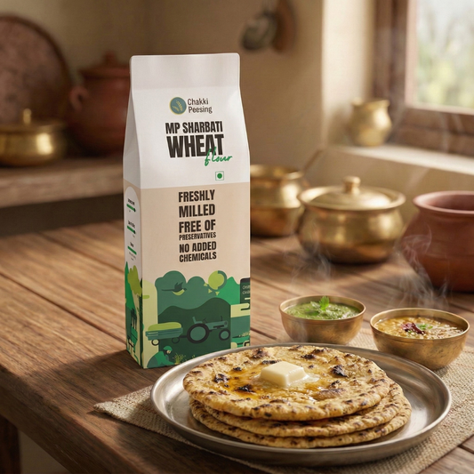 MP Sharbati Wheat Chakki Atta