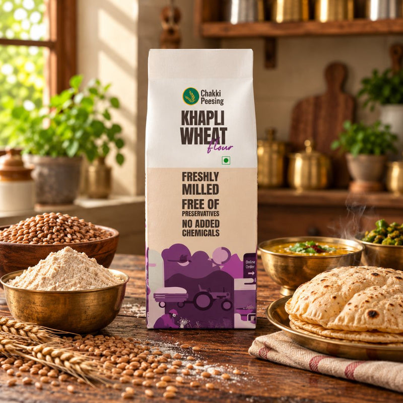 Khapli wheat chakki atta