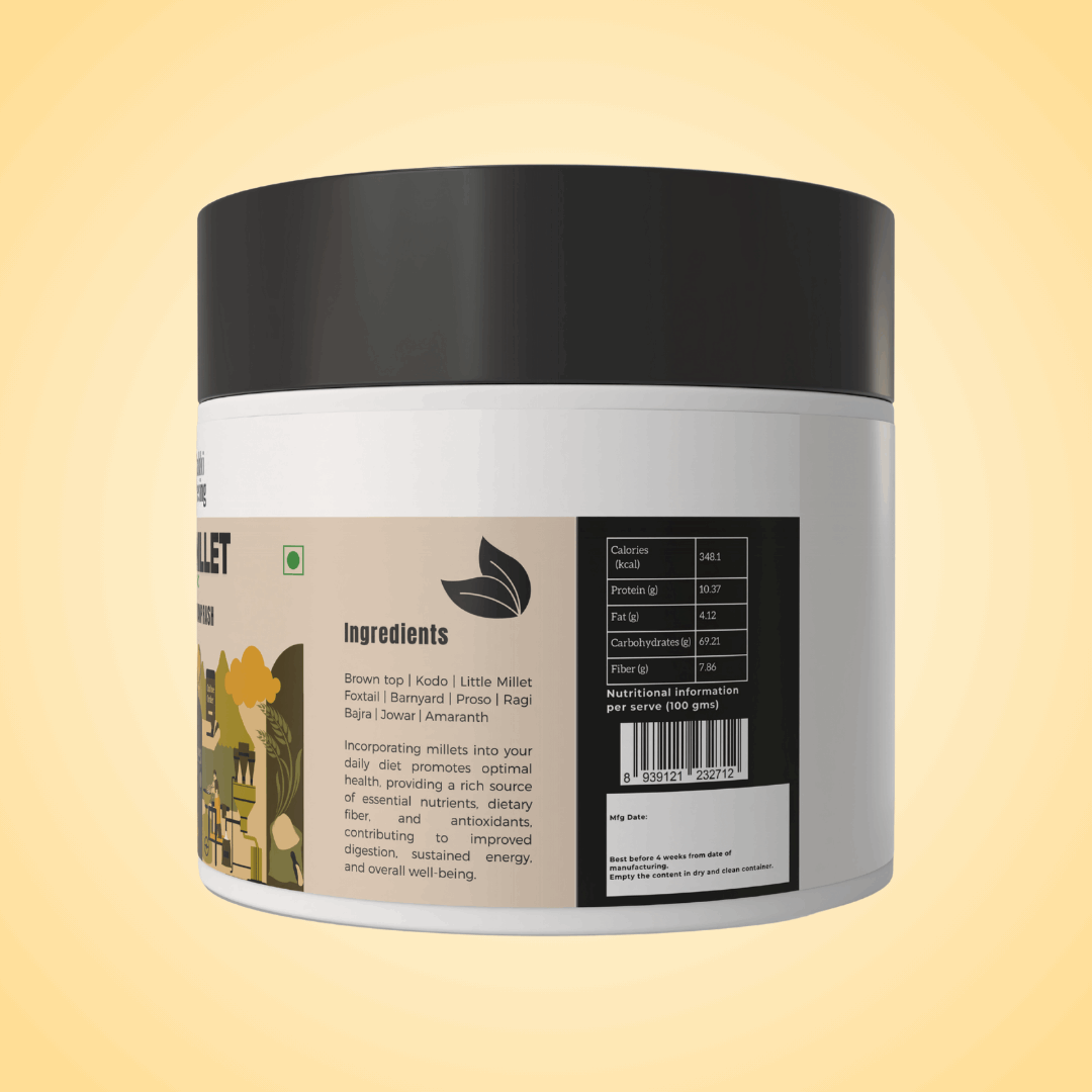 Multi-Millets Mix Flour - Chakki Peesing