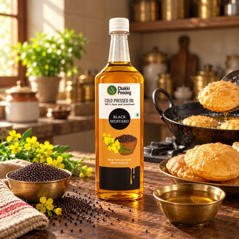 Black Mustard Cold Pressed Oil (Black Sarso)