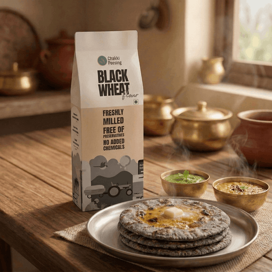 Black Wheat Flour - Chakki Peesing