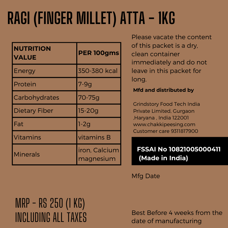Ragi (Finger Millet) flour