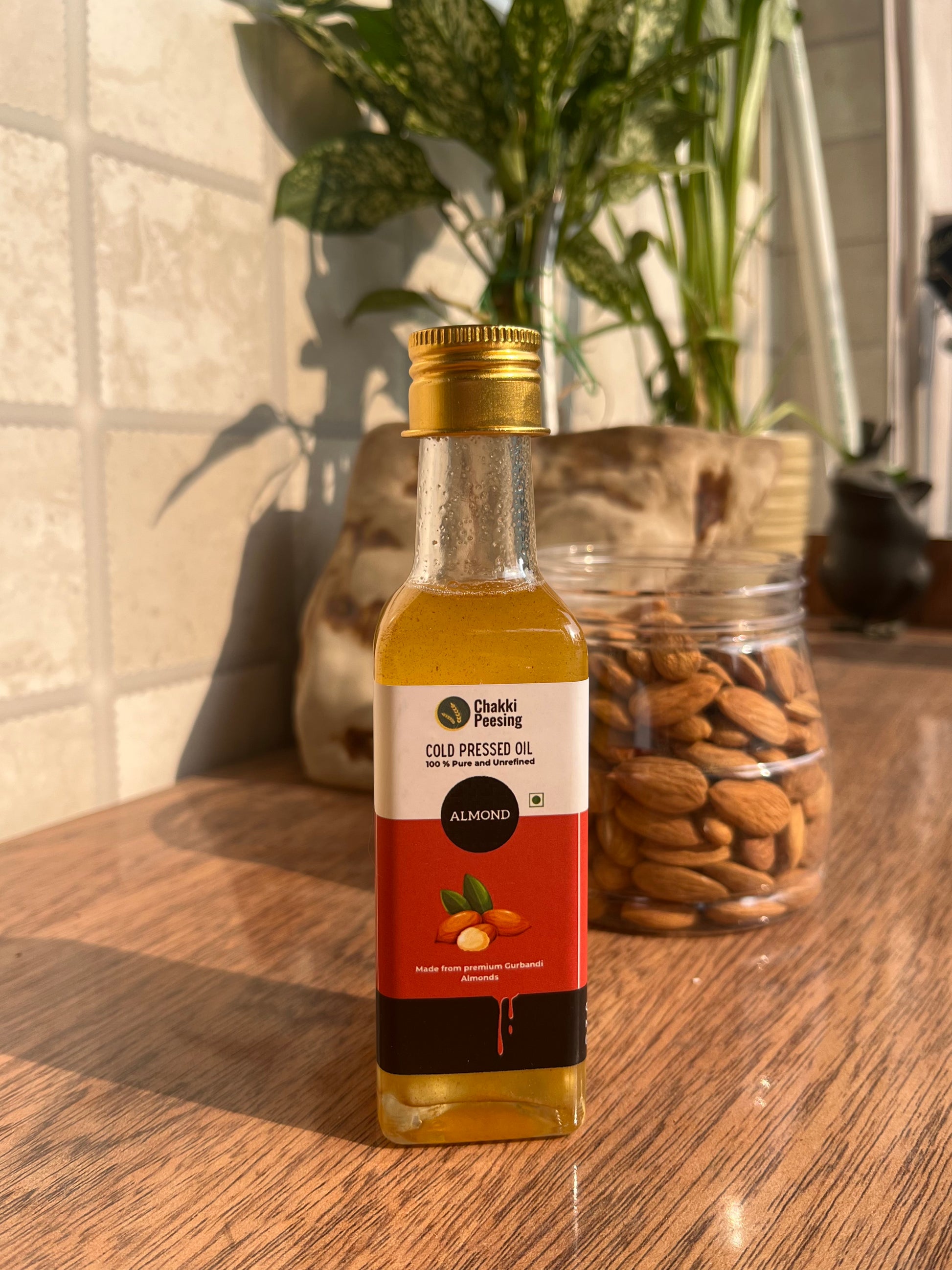 Pure Almond Cold Pressed Oil (Badam Oil)