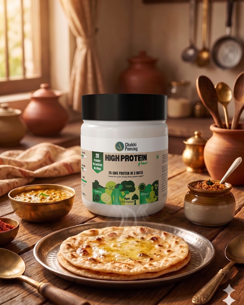 High protein atta