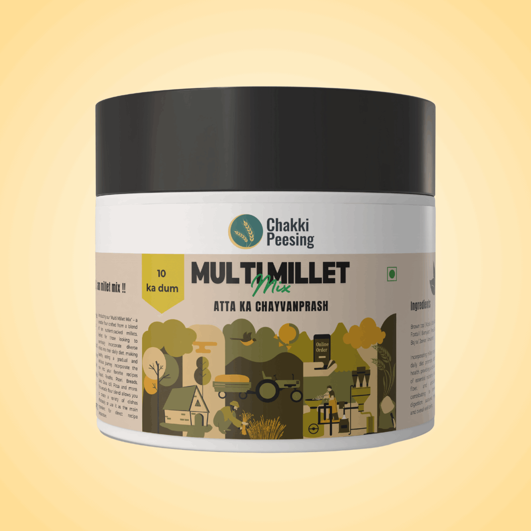 Multi-Millets Mix Flour - Chakki Peesing