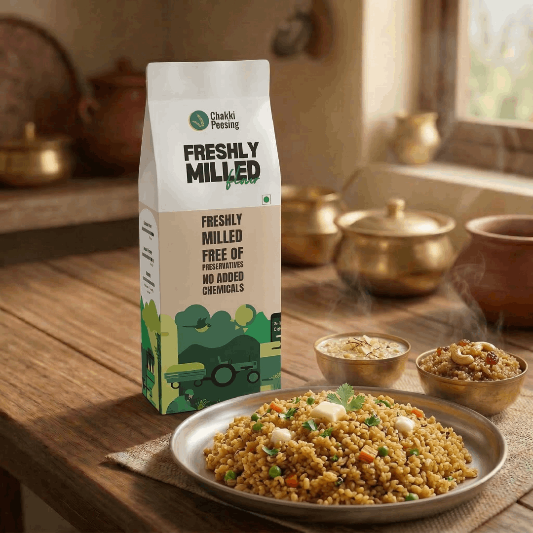 Wheat Dalia - Chakki Peesing